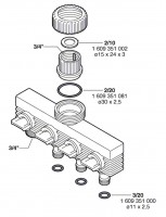Bosch 0 600 802 025 AHW QUATTRO Tap Connection Piece Spare Parts